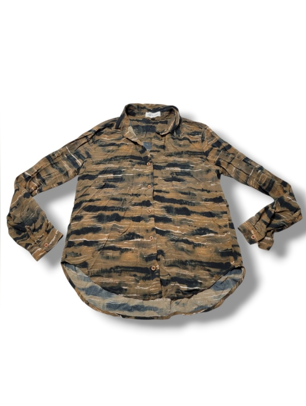 Cloth & Stone Top Size Medium M Anthropologie Cloth And Stone Shirt Long Sleeve